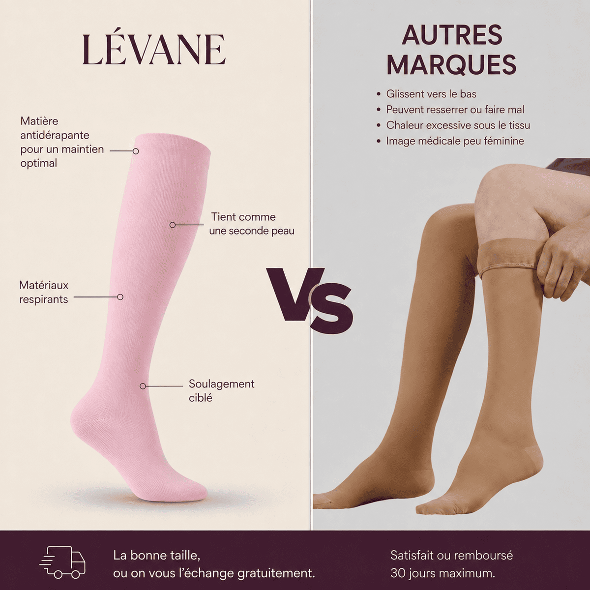 Chaussettes de compression – Lévane