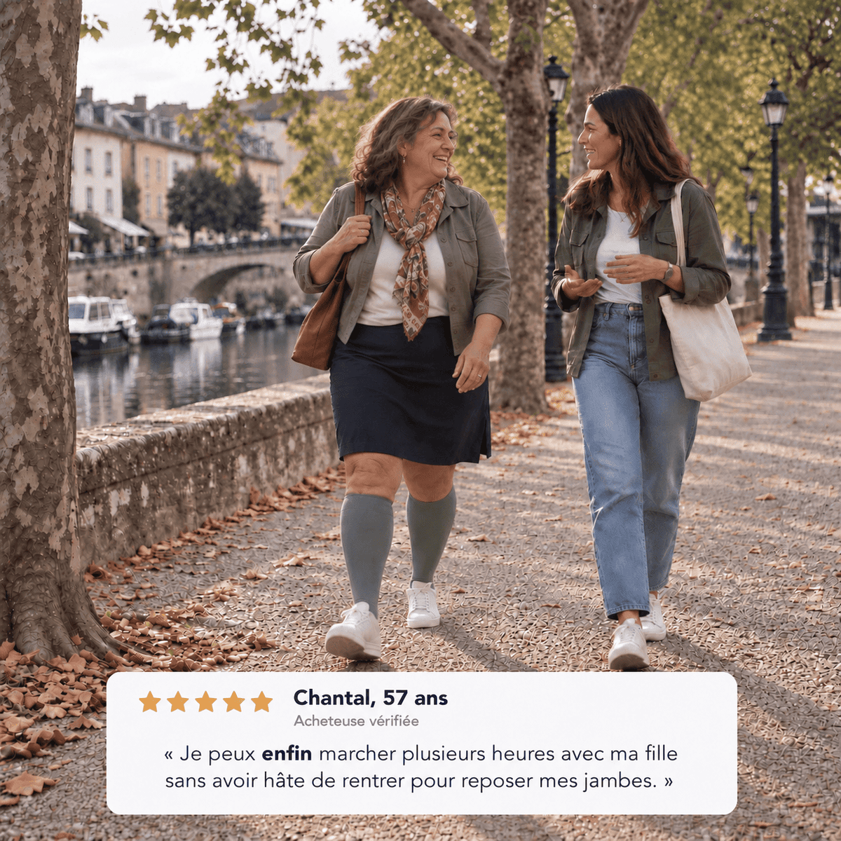 Chaussettes de compression taillées sur votre mollet – Lévane