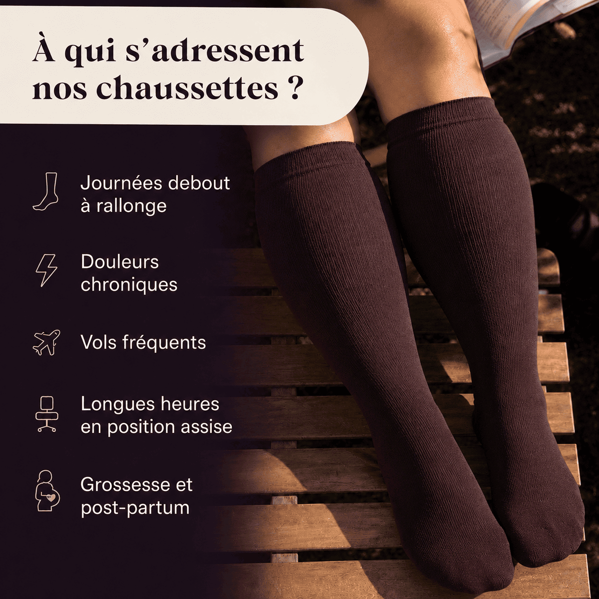 Chaussettes de compression – Lévane